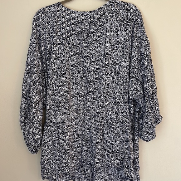 Talbots wrap blouse 3X - Picture 5 of 7